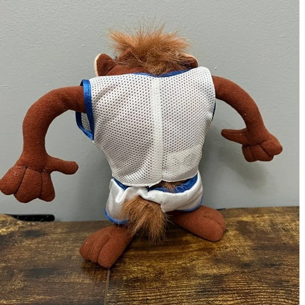 Vintage 1996 Space Jam Tasmanian Devil Taz Plush Tune Squad Basketball  WB